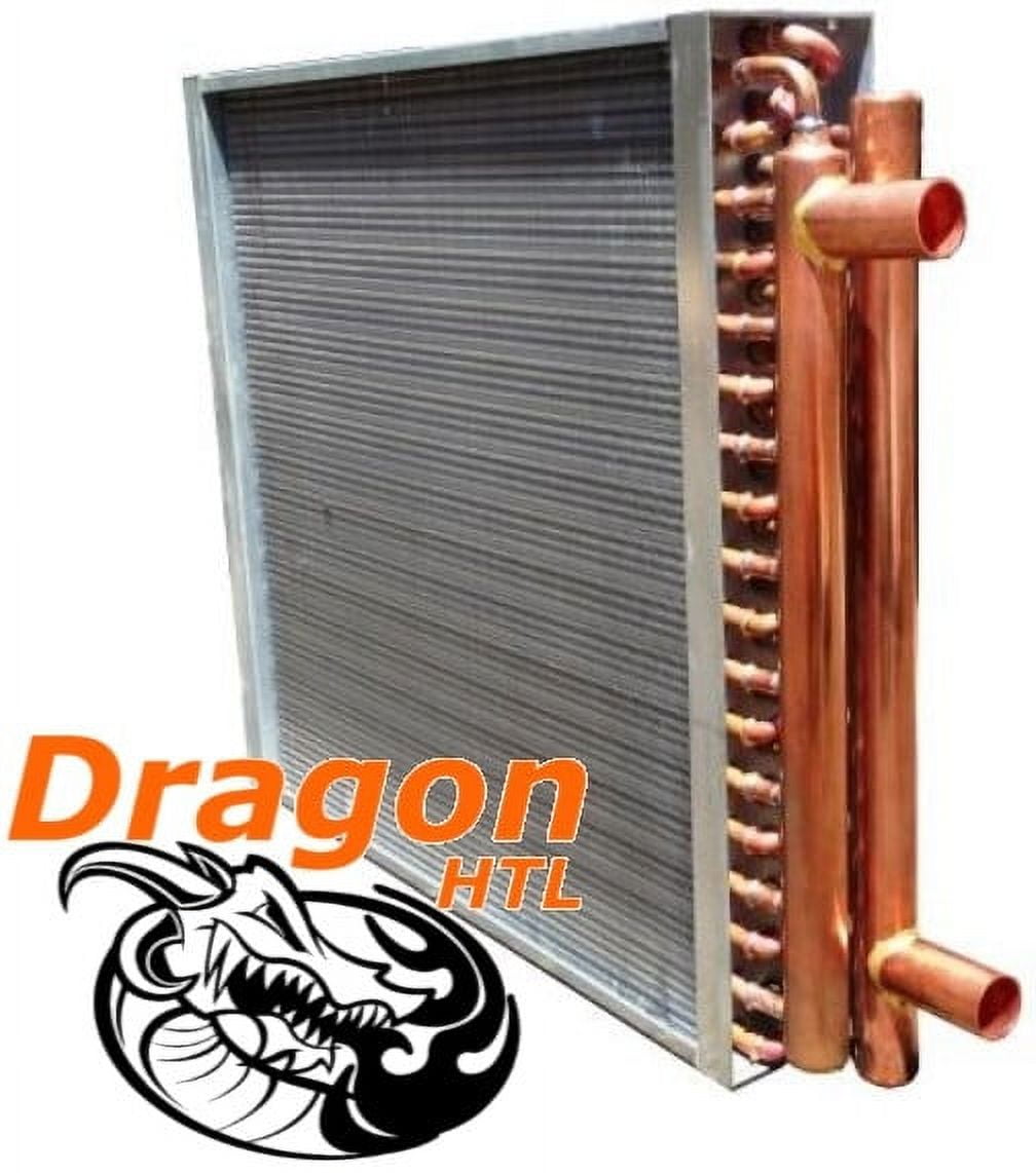 18 x 18 Water to Air Heat Exchanger. 120.000 BTU (Dragon Quality)