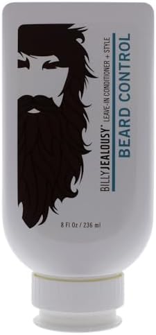 Billy Jealousy Beard Control Leave In Beard Conditioner for Men with Aloe Leaf Juice and Jojoba Seed Oil, Softens Hair and Skin, Light Hold with Matte Finish