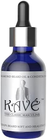 Beard Oil for Men by Kave - Promotes Growth, Softens Beard, Stops Itching - 100% Natural - Free Bonus Comb by Kave