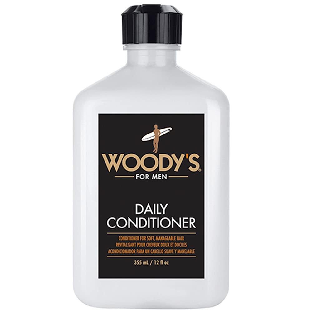 Woody's Daily Conditioner for Men, 12 Fl Oz (Pack of 1)