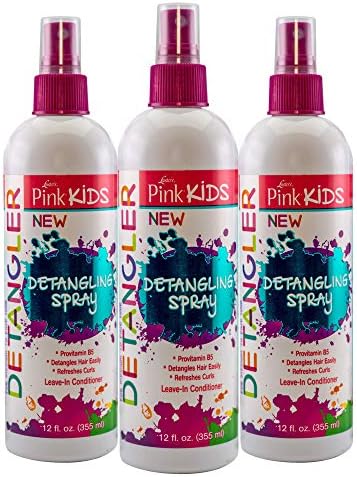 Luster's Pink Kids Detangler Spray - 3 pack