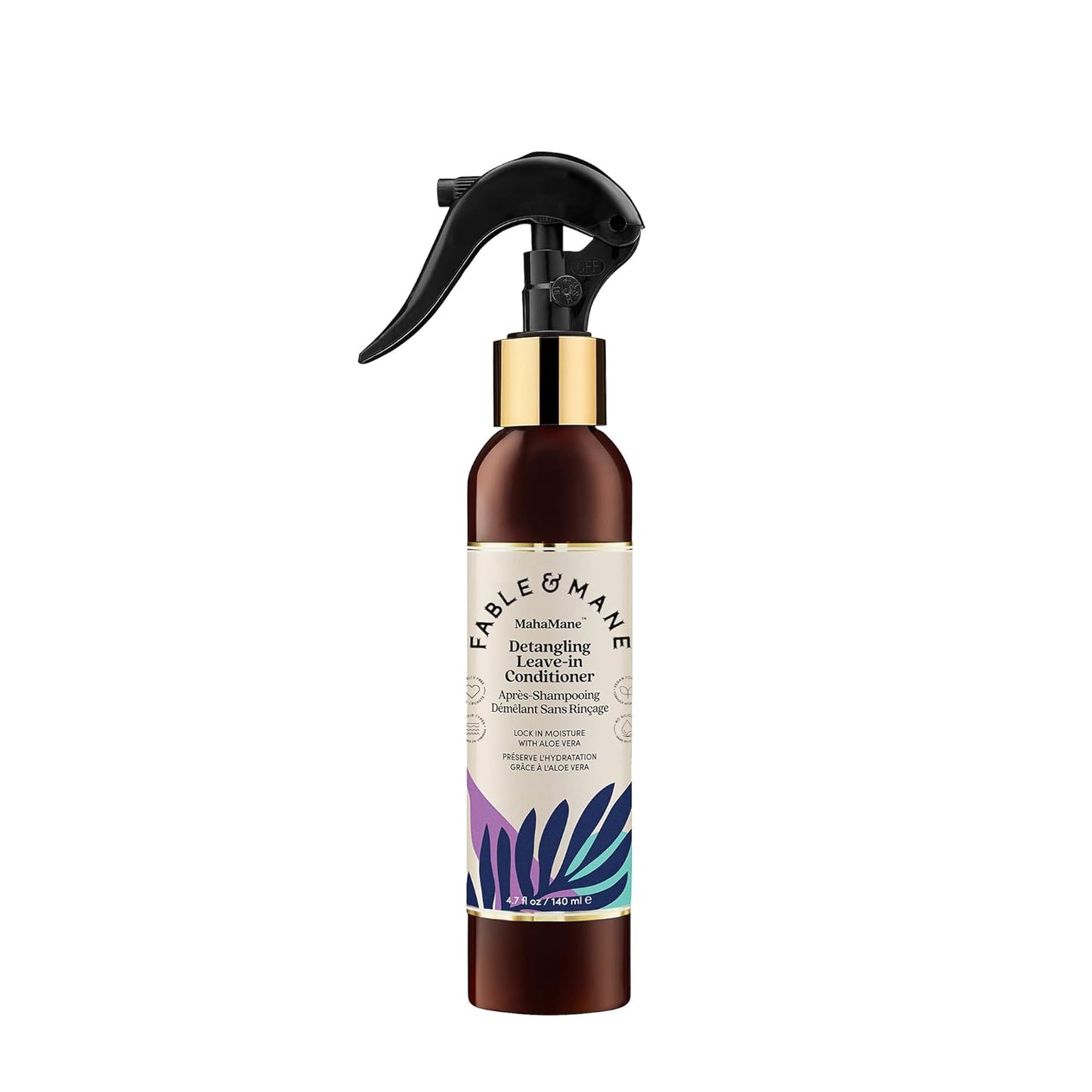 Fable and Mane Maha Mane Leave In Conditioner, Hair Detangler Spray, Silicone-Free Leave In Conditioner for Dry Damaged Hair, Heat Protectant for Hair - Genuine Fable and Mane Conditioner