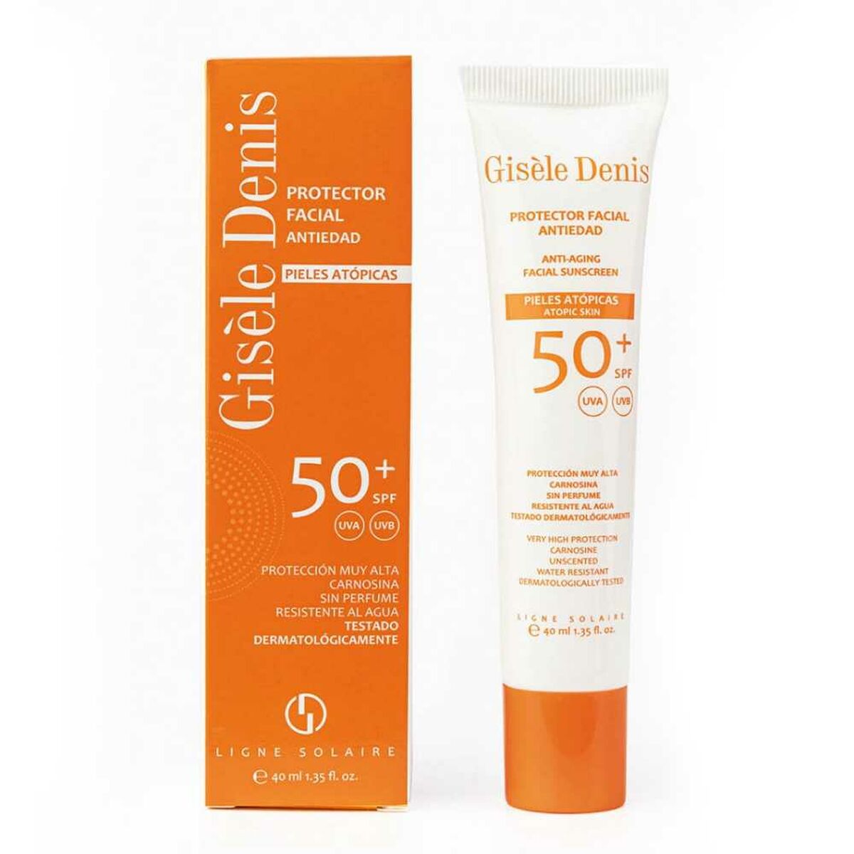 Facial Sun Cream Gisèle Denis Pieles Atópicas Spf 50 (40 ml)