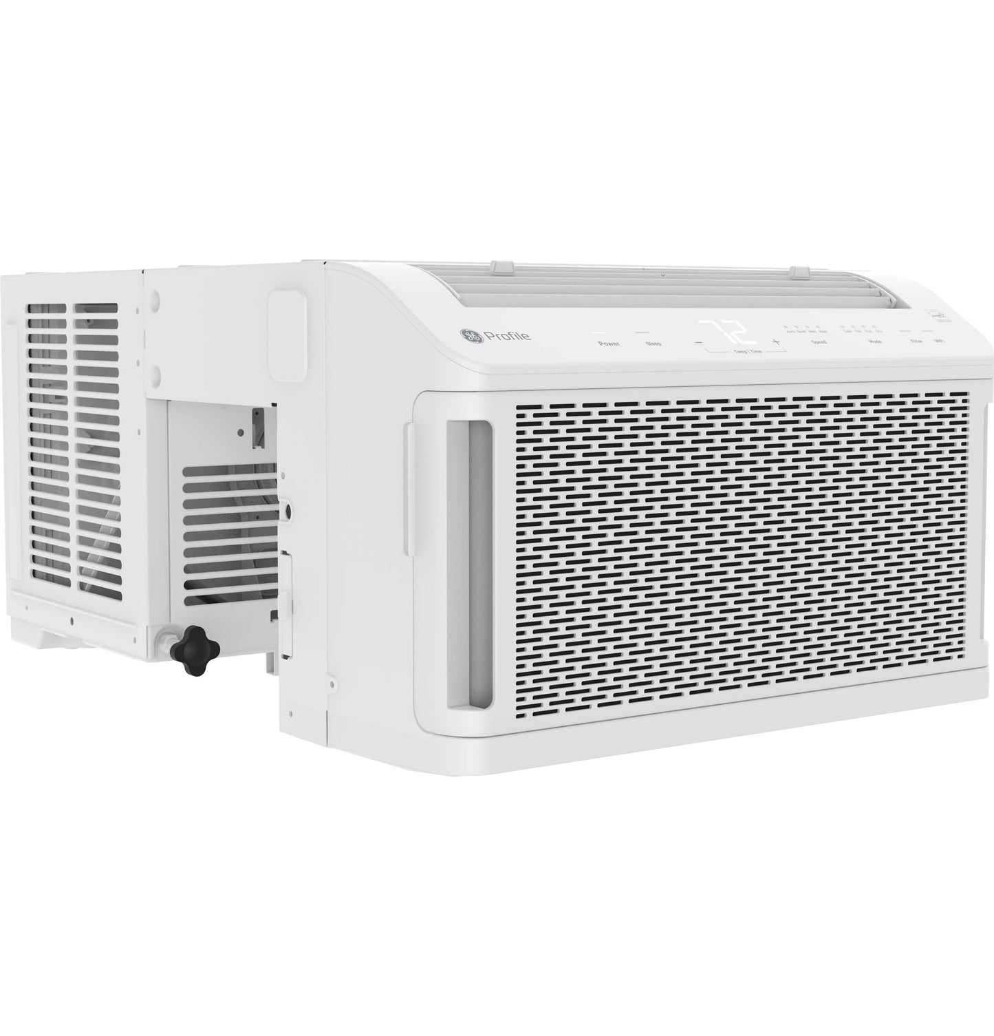 GE 8.000 BTU 110V Smart Window-Mounted Air Conditioner with Wi-Fi