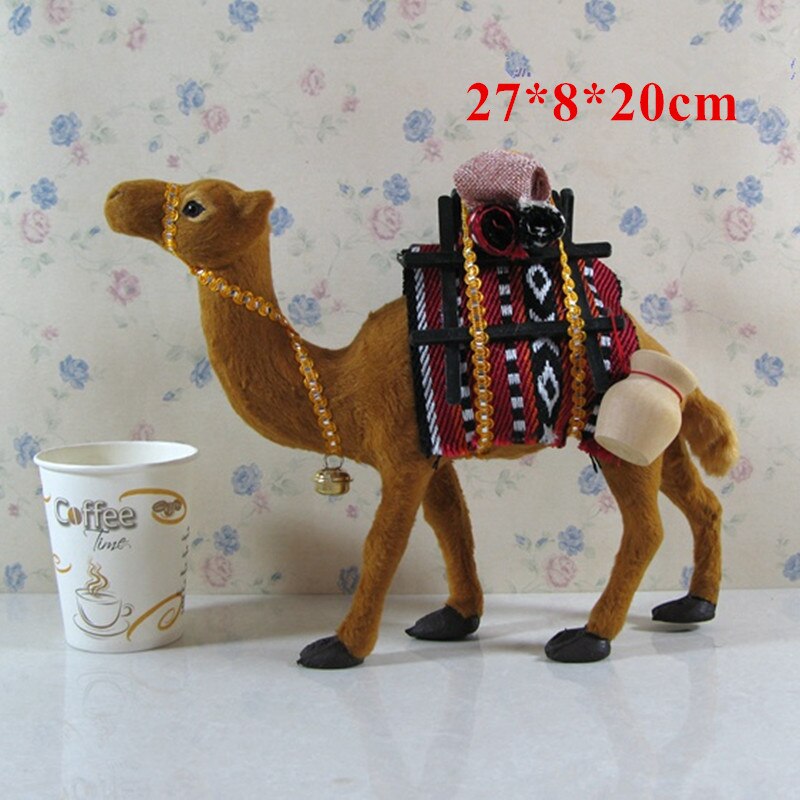 Simulation Plush Stuffed Camel Doll Decoration Ornaments