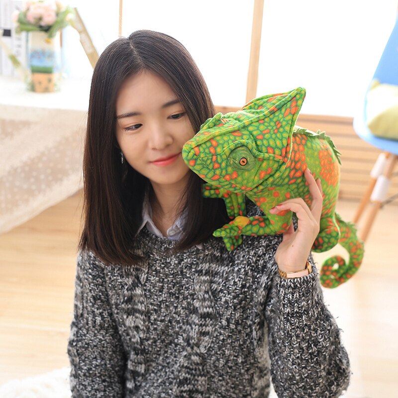 Creative Personality Simulation Chameleon Plush Toys
