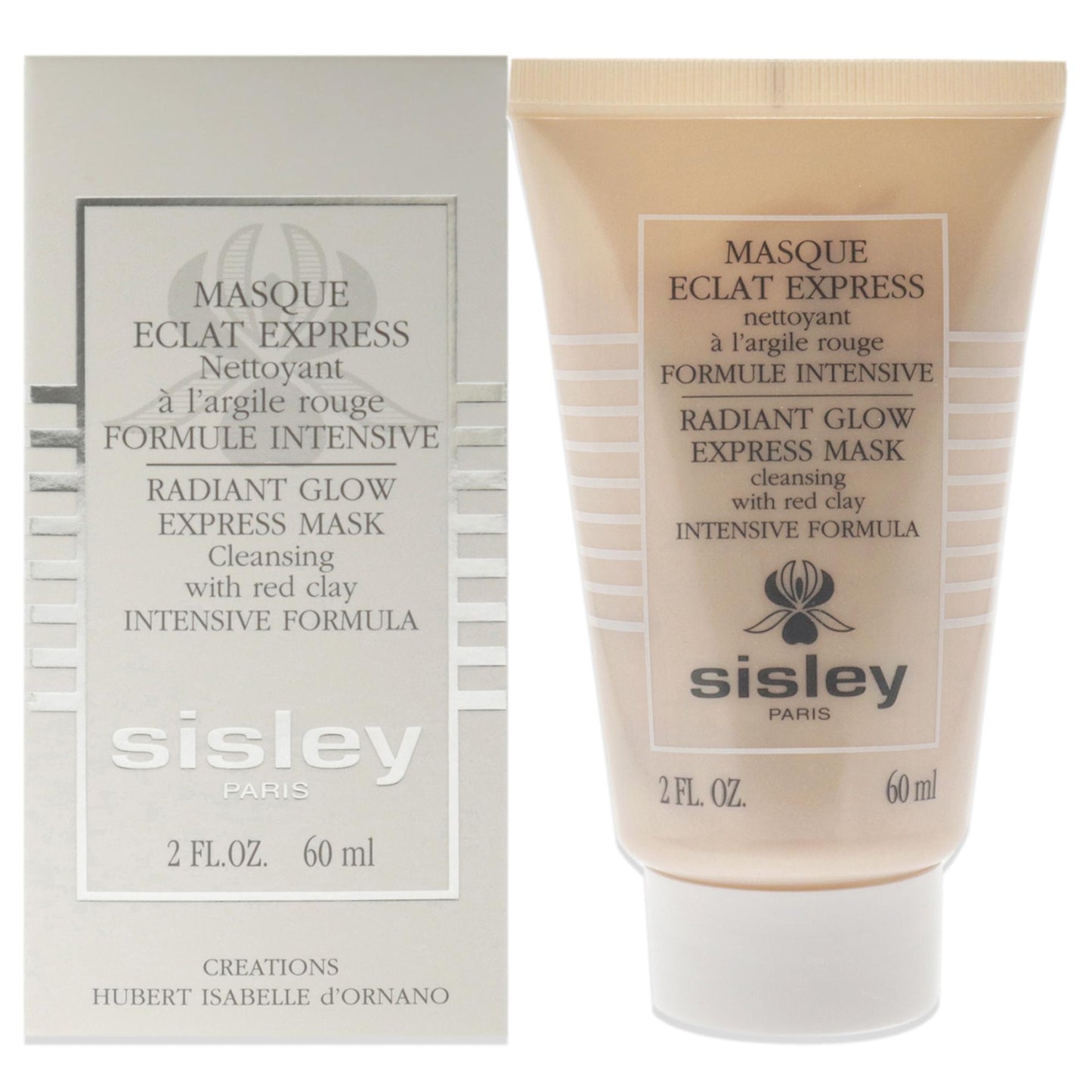 Radiant Glow Express Mask with Red Clay Intensive Formula by Sisley for Women 2.3 oz Cleanser