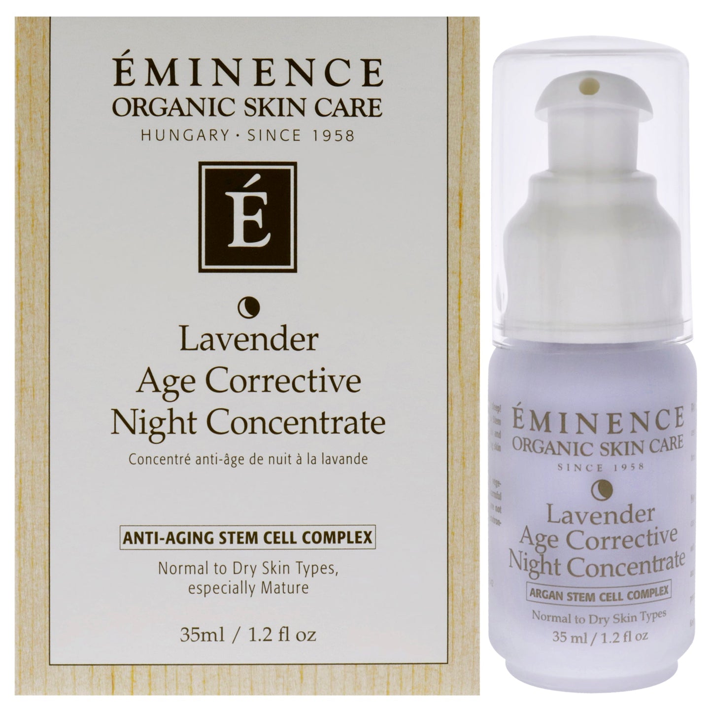 Lavender Age Corrective Night Concentrate by Eminence for Unisex - 1.2 oz Serum