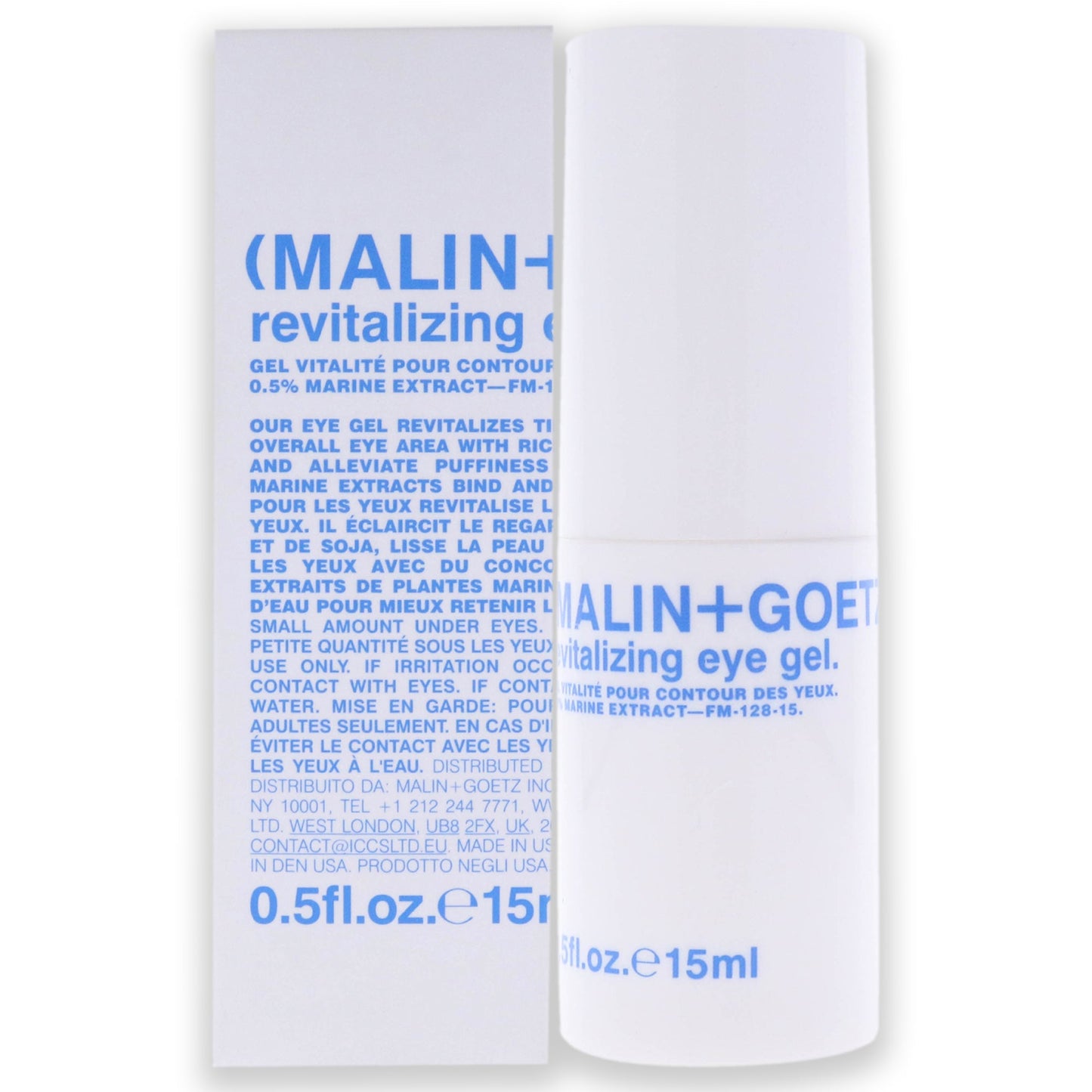 Revitalizing Eye Gel by Malin + Goetz for Women 0.5 oz Gel