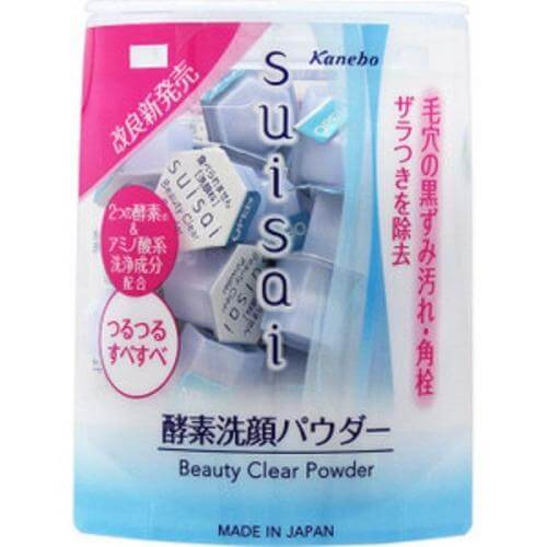 Kanebo Suisai Beauty Clear Facial Powder Wash 32 Packs - Made in Japan
