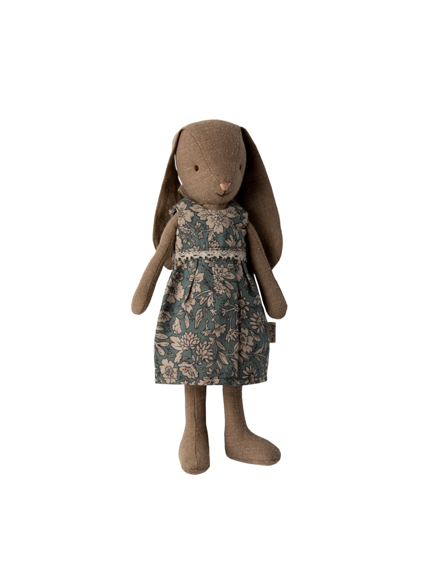 Maileg Brown Bunny Size 1 Floral Dress