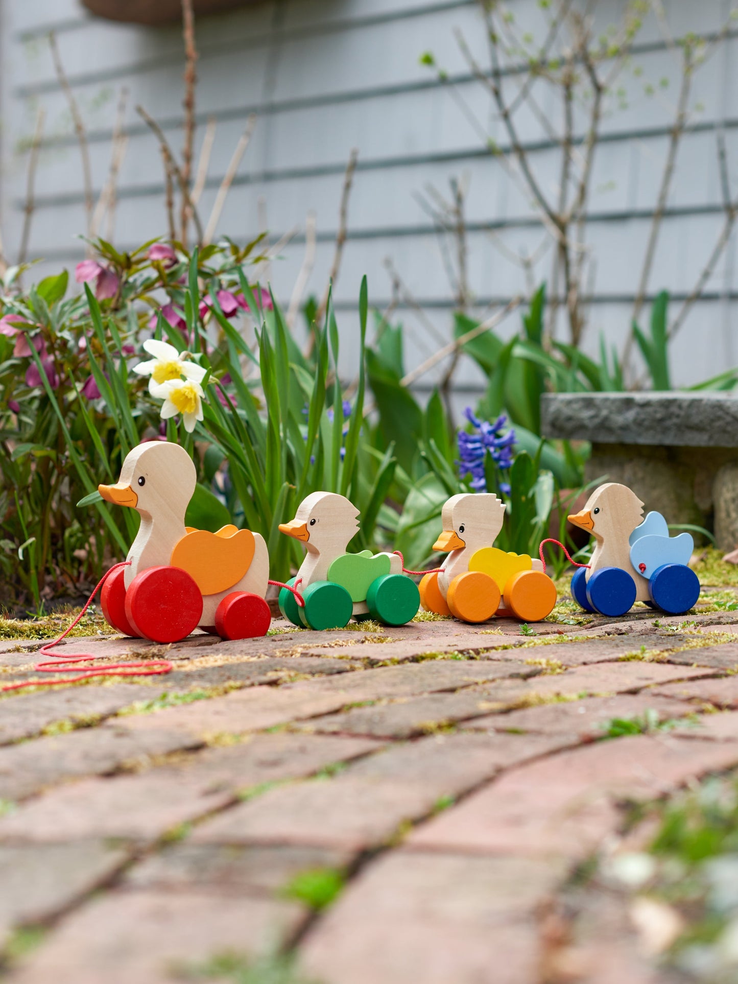 Pull Along Duck Family