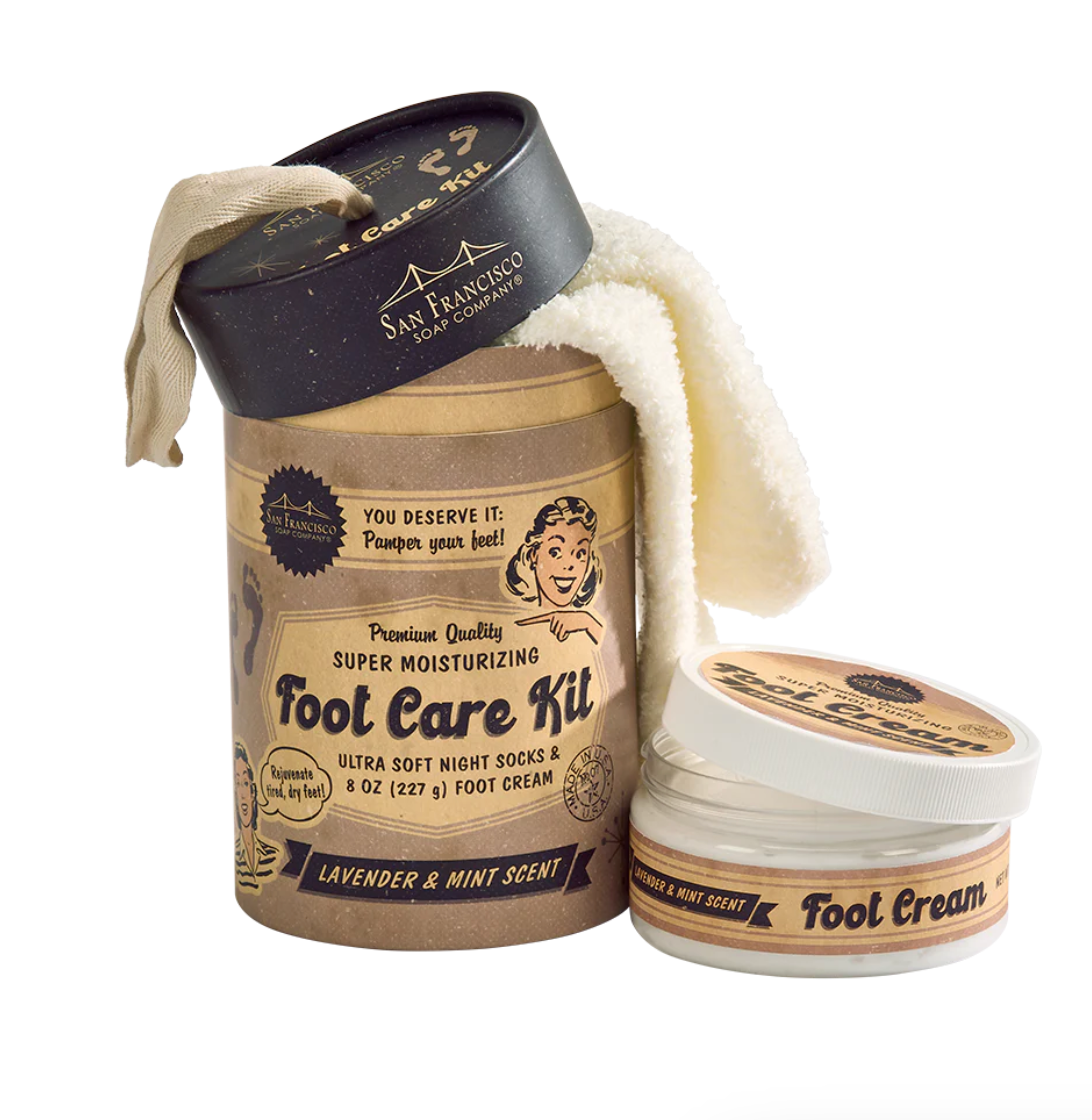 Foot Care Kit- Retro -( Lavender & Mint )