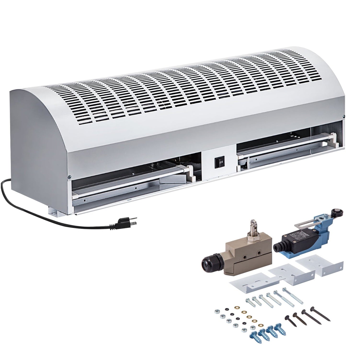 VEVORbrand Air Curtain 36. 2 Speeds Commercial Indoor. UL Certified. CE Certified. 1500 CFM Air Volume with 2 Easy-Install Micro Switch.110V Unheated