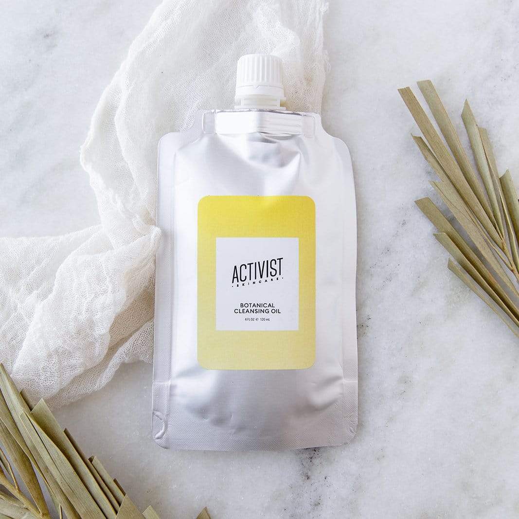 Activist Skincare Botanical Cleansing Oil - Sustainable Facial Cleanser, Vegan, Refillable