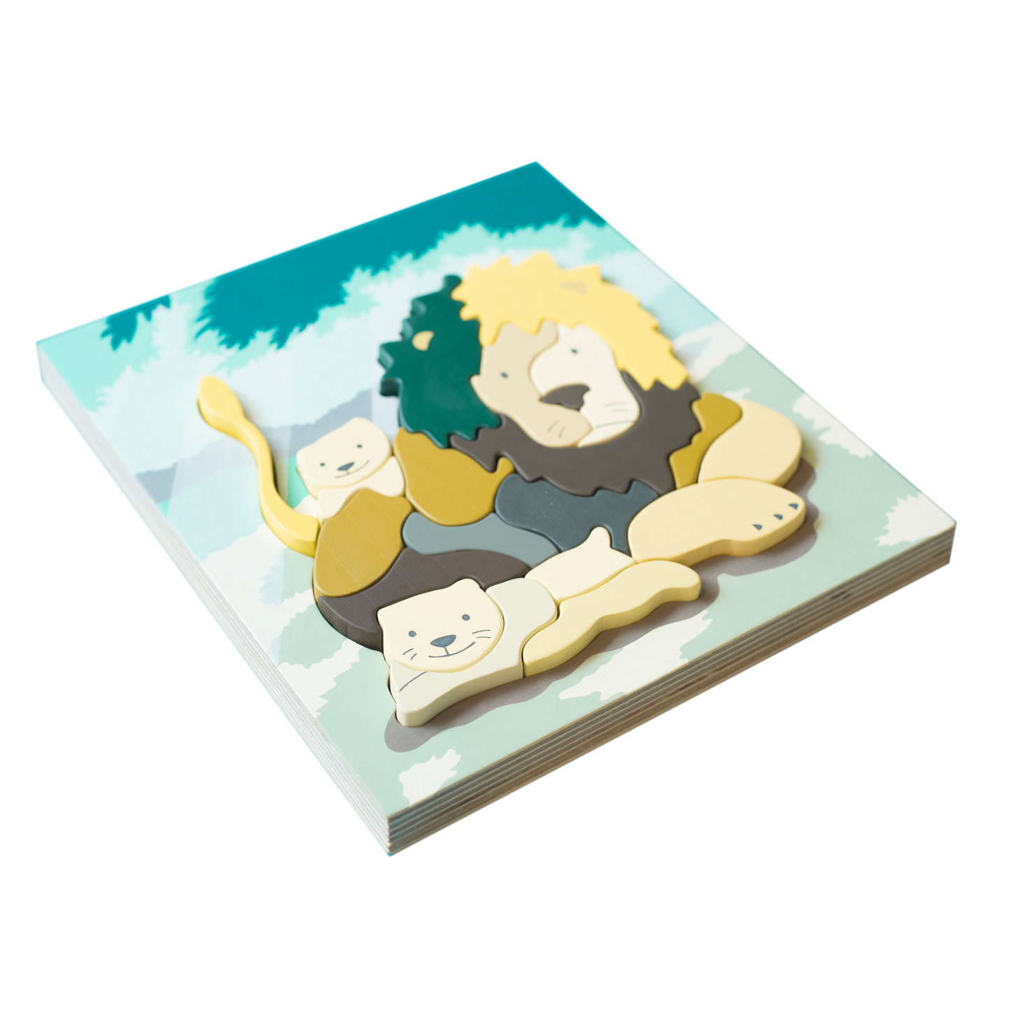 Wood Lion Puzzle