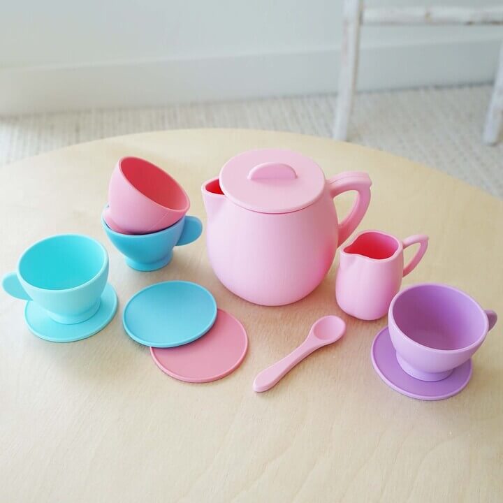 Silicone Tea Party Set | Tropical