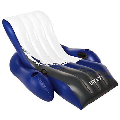 Intex Floating Recliner Inflatable Lounge, 71" X 53"