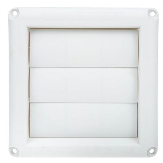 Vent Cover Hood Dryer Louvered Air Plastic Outdoor Exterior Airflow Outlet Wall Cap Grille Supply Duct Replace