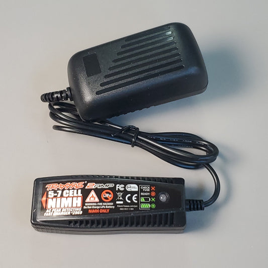 TRAXXAS Charger AC 2 Amp NiMH Peak Detecting 5-7 cell, 6.0-8.4 Volt (New)