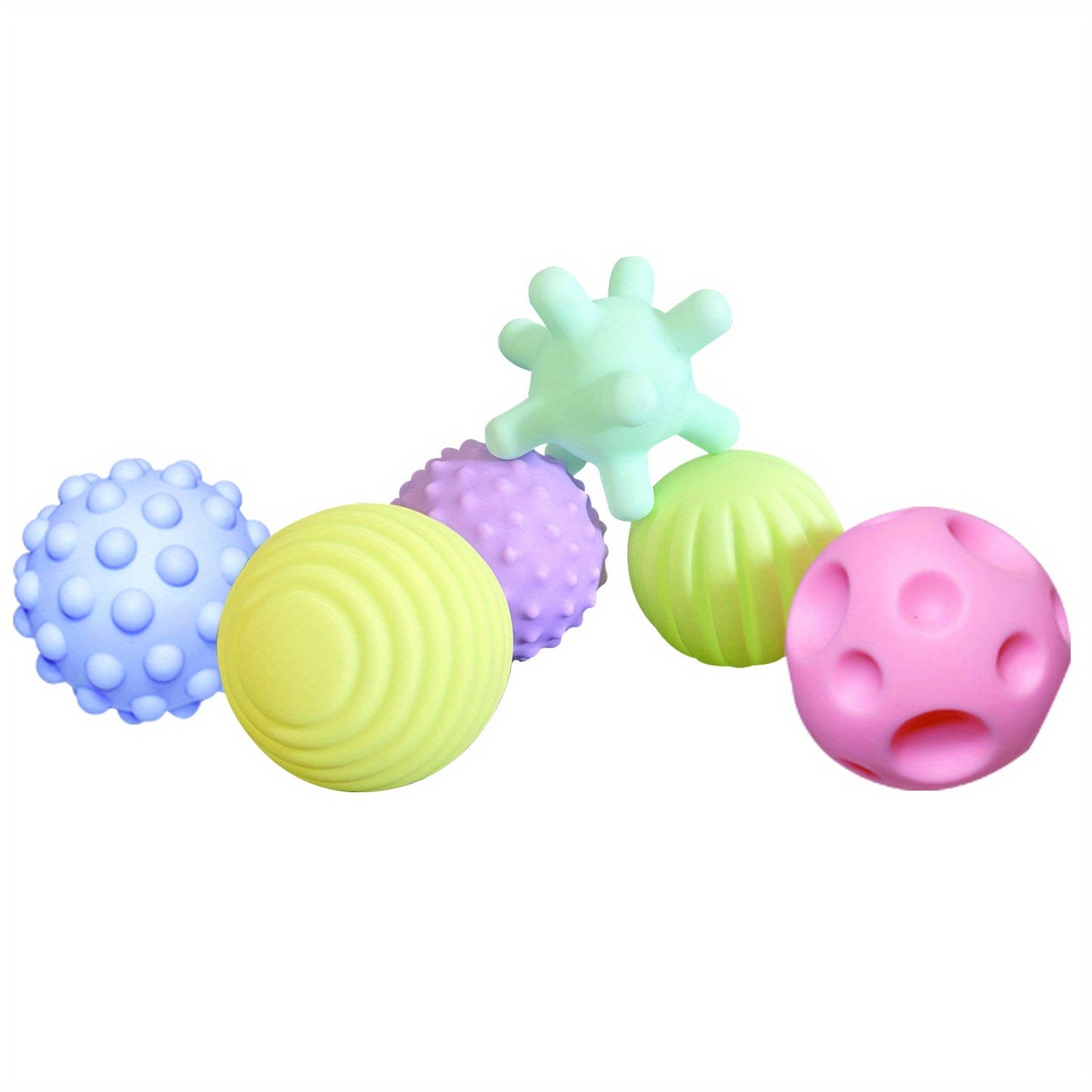 Sensory Toys Massage Ball Set - A Fun and Colorful Way to Soothe Your Baby!