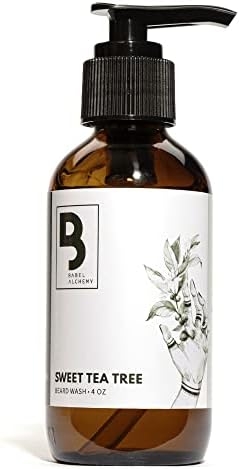 Babel Alchemy Beard Wash and Conditioner - Conditioning Wash for Softening, and Promoting Growth for Mens Beards and Mustaches (Sweet Tea Tree)