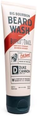 Duke Cannon Big Bourbon Buffalo Trace Scent Beard Wash 6 oz 1 pk
