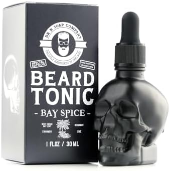 Dr K Soap Company Beard Tonic Bay Spice, 100% Natural Beard Oil