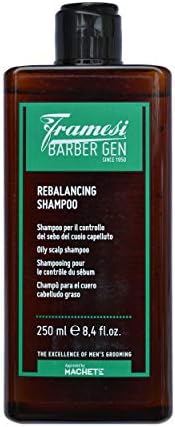 Framesi Barber Gen Rebalancing Scalp Shampoo, 8.4 fl oz, Shampoo for Oily Hair