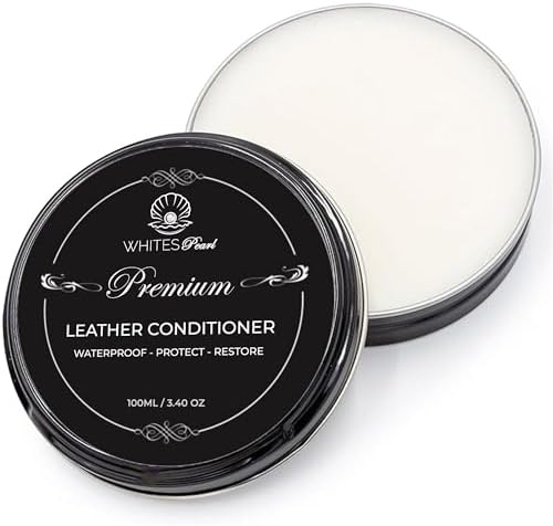 Leather Conditioner -100% American, 100% Natural, Non-Toxic,Use on Furniture, Apparel, Shoes, Bags, Accessories, and Auto Interiors. Water Repelling, and Sun Protecting Formula
