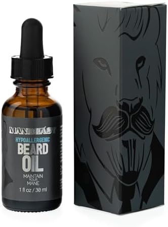 Hypoallergenic/Nut-Free Beard Oil - 100% Natural - No Synthetics or Preservatives - Formulated to Promote Growth, Soften Beard, Eliminate Itch, and Enhance Shine - Made Entirely from Seed-Based Oils
