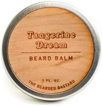 TBB Tangerine Dream Beard Balm for Men | Tame & Style Your Beard | Beard Conditioner with Shea Butter, Jojoba Oil, Argan Oil | Citrus & Vanilla Scent (2 Oz.)