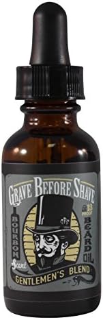 Grave Before Shave™ Gentlemen's Blend Beard Oil (Bourbon/Sandal Wood Scent)