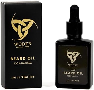 Woden Fenrir (Spicy and Woody Scent) 100% Natural Beard Oil 30ml with Blackseed Oil
