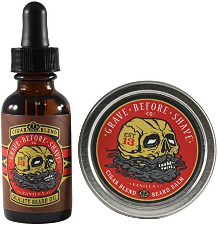 Grave Before Shave™ Cigar Blend Beard Pack (Cigar/Vanilla Scent)
