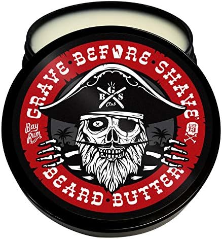 Grave Before Shave Bay Rum Beard Butter 4 oz. Container