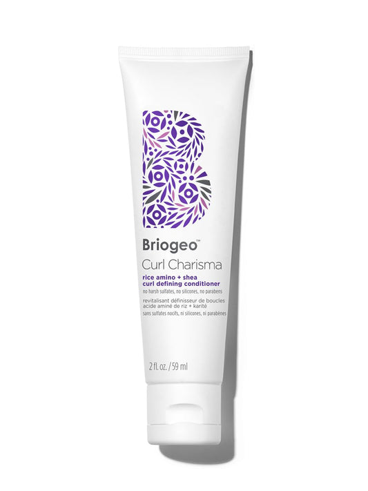 Briogeo Curl Charisma Hydrating Conditioner, Define and Moisturize Wavy, Curly, and Coily Hair, Vegan, Phalate & Paraben-Free, 2 oz