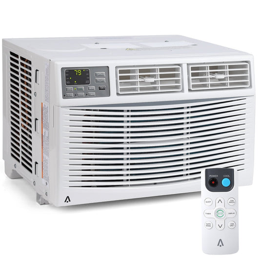 8000 BTU Smart Window Air Conditioner. Window AC Unit with Remote/App Control and Dehumidification Function. Energy Savings. Quiet Operation. Cools 350 Sq.ft. 110-115V