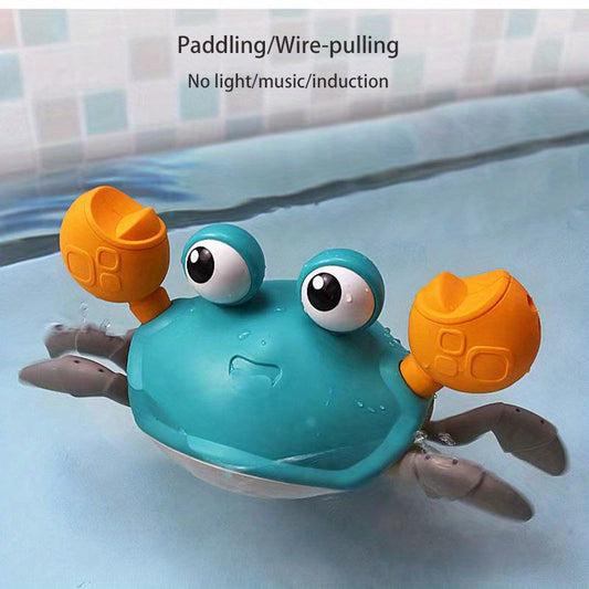 Crawling Crab Baby Toy - Sensory Induction, Dancing, and Light-Up Music for Infants!