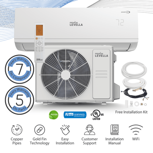 9000 btu Air Conditioner Type Mini Split 21.5 SEER2 Inverter AC Ductless Heat Pump 110V