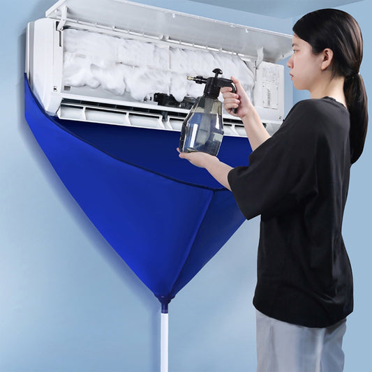 Air Conditioning Cleaning Waterproof Cover Dust Washing Clean Protector Bag.Mini Split Air Conditioner Cleaning Cover Bag for Wall-Mounted Mini Split AC Units