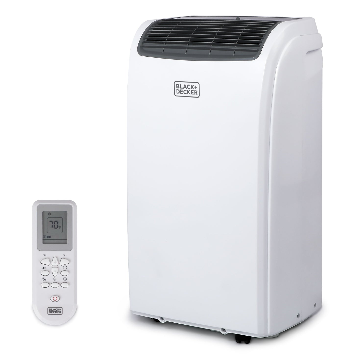 BLACK+DECKER 6.500 BTU SACC/CEC (12.000 BTU ASHRAE) Portable Air Conditioner. Portable for Room. 3-in-1 AC Unit. Dehumidifier. & Fan. Portable AC with Installation Kit & Remote Control