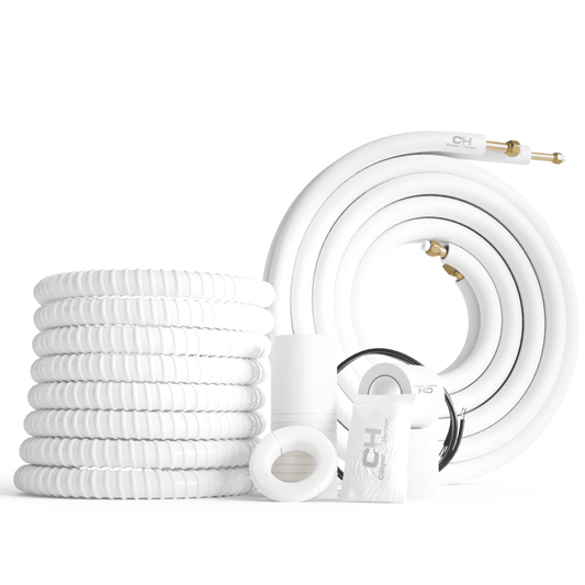 Copper Line Set 1/4 x 3/8 16ft Installation Kit Pipes for Ductless Mini-Split Air Conditioners