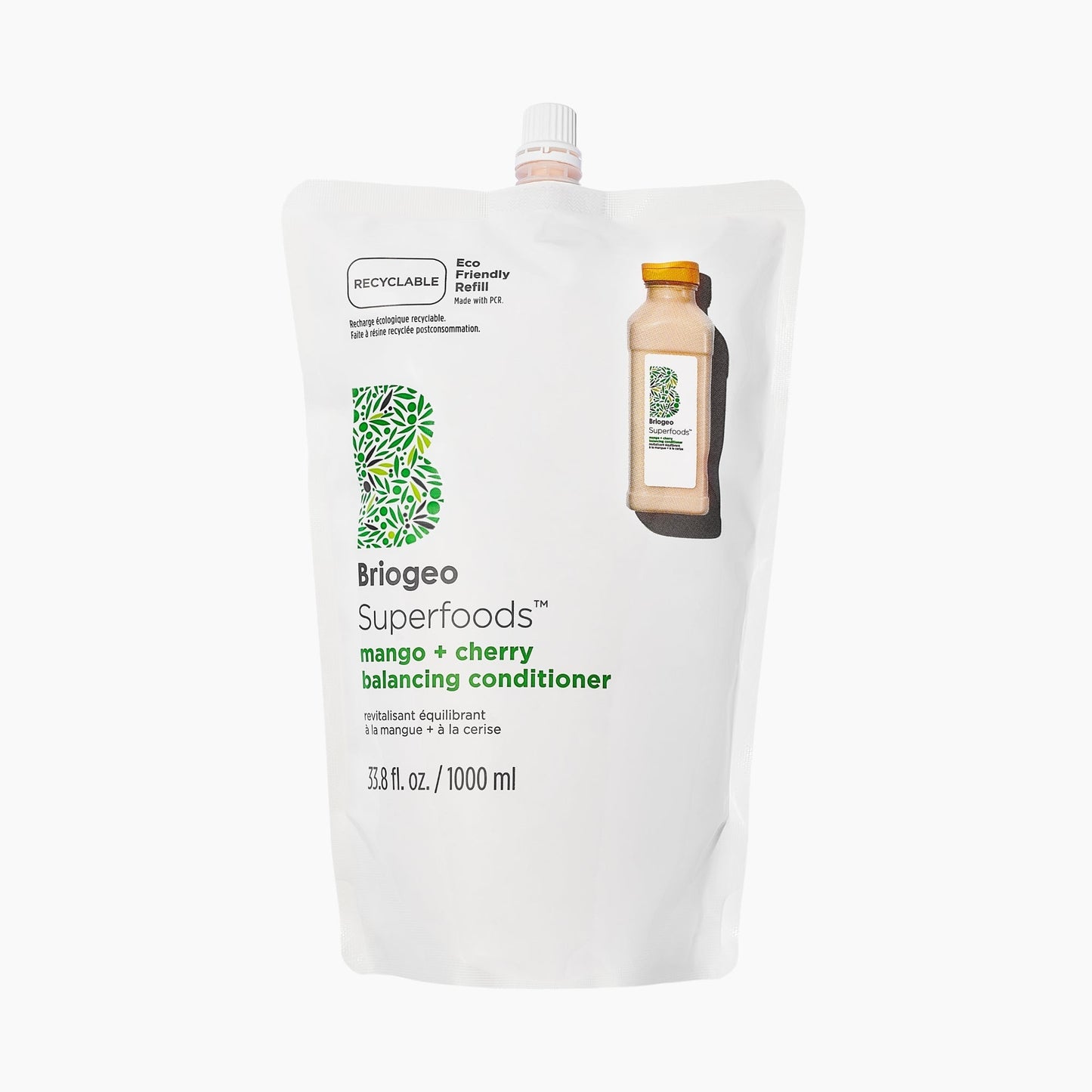 Superfoods Mango + Cherry Balancing Conditioner Jumbo Refill