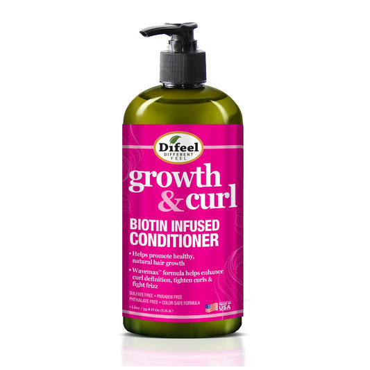 Difeel Growth and Curl Biotin Conditioner 33.8 oz.