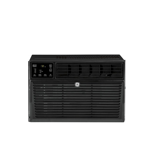GE Appliances 8.000 BTU 115-Volt Smart Window Air Conditioner with Remote. AEN08LZ. Black