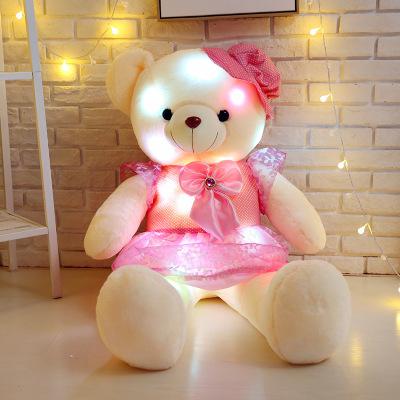 Valentine's Day Present Creative Light Up Led Teddy Bear Toys