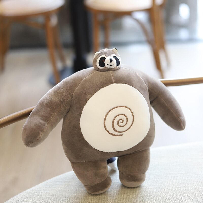 Tiny Head Teddy bear Pillow Stuffed Frog Elephant