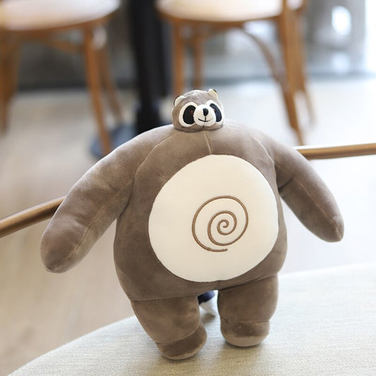 Tiny Head Teddy bear Pillow Stuffed Frog Elephant