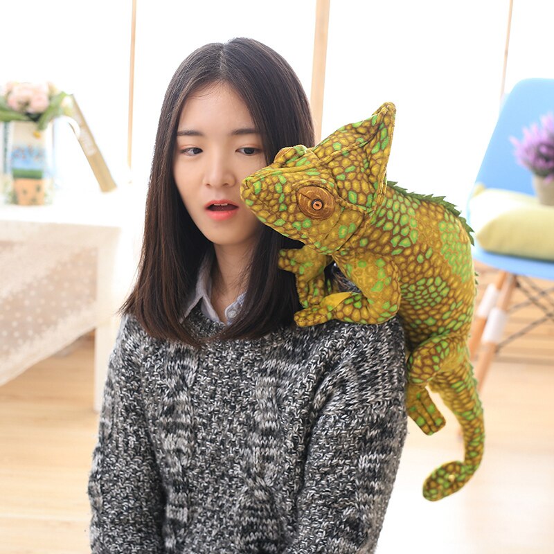 Creative Personality Simulation Chameleon Plush Toys